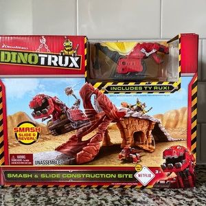 Brand New Dinotrux Smash&Slide Construction Site play set. Includes TyRux figure